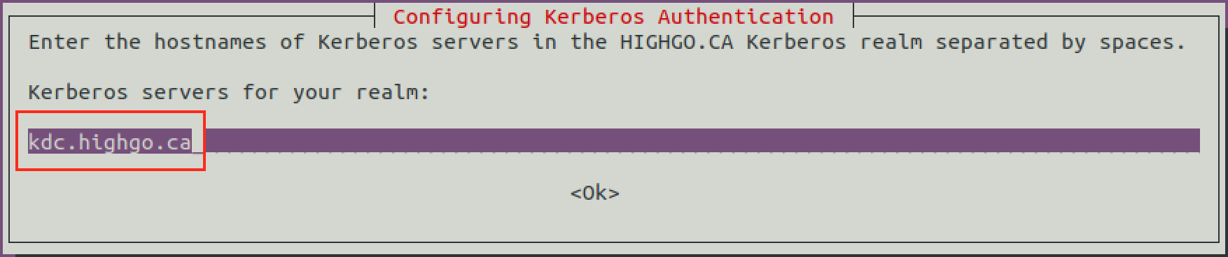 Kerberos Server